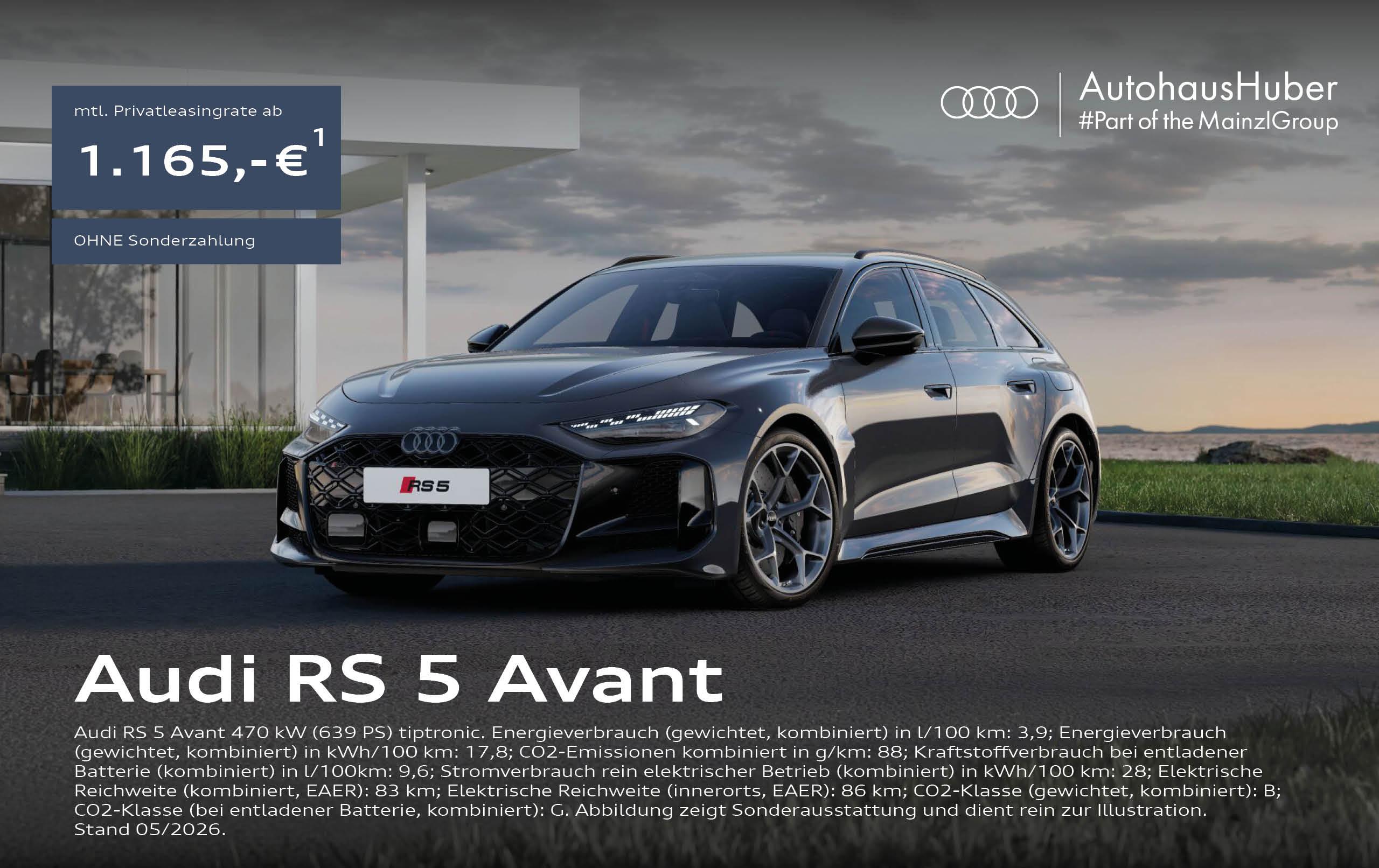 Website_Aktionsanzeigen_Audi RS 5 Avant